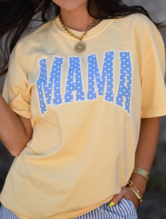 Sweet Mama Tee in Butter Yellow